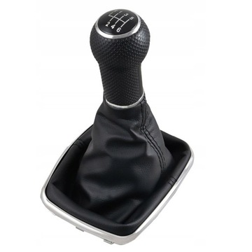 фото thumb №1, Ручка зміни коробки передач з чохол vw golf 5 5/6b volkswagen рамка