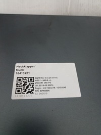 фото thumb №8, Крышка багажника багажника bmw 8 g15 камера антенны x1d frozen bluestone do установка