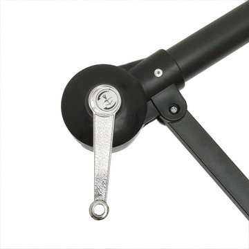 Aga Parasol ogrodowy Cantilever 300 cm Ciemnozielony