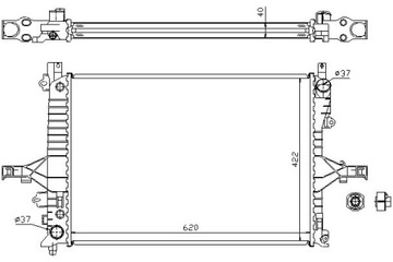 фото thumb №2, Радіаторів двигуна volvo s60 i s80 i v70 ii xc70 2.