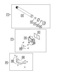 фото thumb №3, Приводной вал средняя wrangler jl 2018 rubicon gladiator 68400416aa