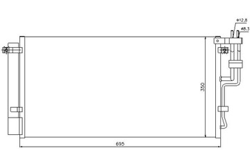 фото thumb №12, Nissens радиаторов кондиционера kia carens 06- 2.0d