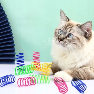 Игрушки для кошек Пластиковые пружины Кошки 80 шт.
