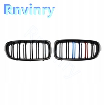фото thumb №5, Решітка передньої бампера rnvinry подвійна планка do bmw f30 f31 f35 3 серія