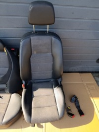 фото thumb №9, Mercedes w204 сидіння сидіння заднє сидіння напівшкіра натягувачі комплект підігрів