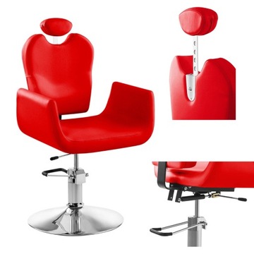 PHYSA 10040063 КРЕСЛО ПАРИКМАХЕРСКОЕ LIVORNO RED