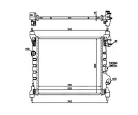 фото thumb №1, Радіатор chevrolet spark m300 10- 96676341
