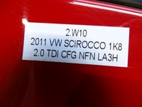 фото thumb №12, Дверь правый перед правое передние la3h vw scirocco iii 1k8