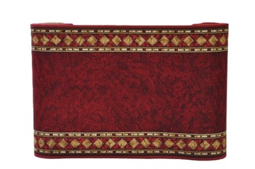 CHODNIK DO PRZEDPOKOJU NA METRY PODGUMOWANY DYWANOWY CHEOPS 10 BORDO 100CM