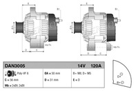 фото thumb №2, Генератор mercedes c t-model s202 c w202 e t-model s #petrolhead pro+ kit4