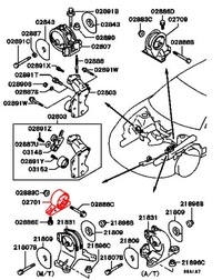 фото thumb №11, Подушка двигателя передняя at mitsubishi galant ea3