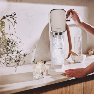 SODASTREAM ART САТУРАТОР ГАЗИРОВАННОЙ ВОДЫ | БУТЫЛКА 1Л + 2x 0,5Л + ЦИЛИНДР