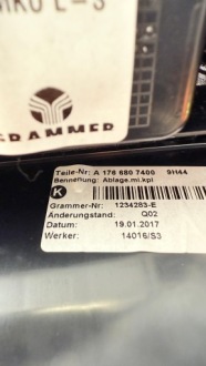 Mercedes w156 w176 gla бардачок тунель декоративна тримачі на напої  a1766809700 в Україні, фото thumb