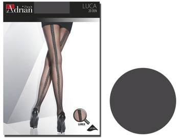 Колготки Luca Adrian плотностью 20 ден, задний шов Fumo 2