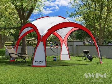 САДОВЫЙ ПАВИЛЬОН PARTY DOME 4,5х4,5м РОЗОВОГО ЦВЕТА
