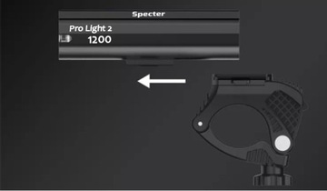 Велосипедное освещение Spectre ProLight2 1200lm 3 светодиодные лампы велосипедный фонарь