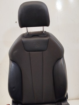 фото thumb №5, Сидіння лівий перед водія audi a4 b9 s-line materiał-skóra комплектний !