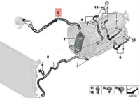 Шланг зворотний охолоджуюча рідина bmw f30 lci 2015-2018 оригінальний 17128740117 Зі Шроту, фото thumb