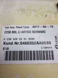 Другая часть салона задний  сторона левая mercedes-benz e w238 a2389202501 в Украине, фото thumb