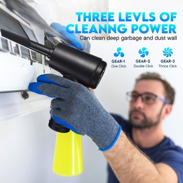 МОЩНЫЙ электрический вентилятор сжатого воздуха, пылевой компрессор Air Duster