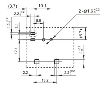 [1шт] Автореле HFKP-012-1Z4 HONGFA 45A