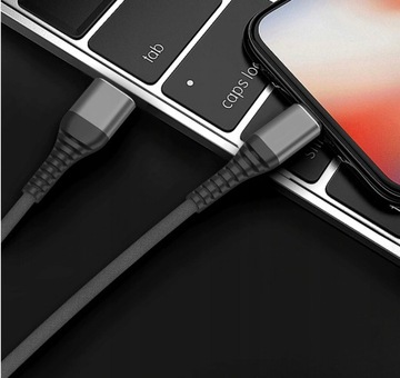 Micro USB, армированный нейлоновый кабель QuickCharge длиной 1 м