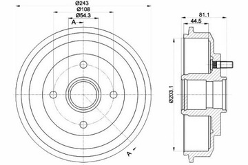 фото thumb №2, Комплект bębnów гальмівних textar 8s431113ac 98ab1