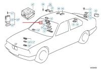 Купити Bmw 5 e34 передня лампа do czytania внутрішня 63311384963 1384963 oem, фото thumb
