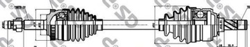 фото thumb №13, Піввісь opel -l corsa c1.2 55 kw 09.00 -corsa c van1