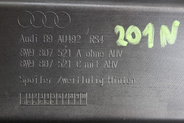 фото thumb №8, Дифузор бампер зад audi rs4 b9 гарний 8w9807521a