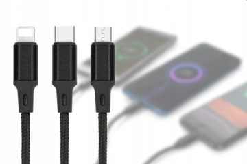 Туристический Powerbank 20000мАч + кабель 3в1