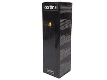 СВЕЧА ЧЕРНАЯ LED СВЕЧА с эффектом пламени 17c