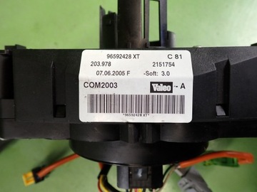 фото thumb №10, Переключатель комбинированный peugeot 407 sw 05r рулевой/подрулевой переключатель-паук 96592428xt