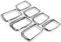 фото thumb №1, Решітка радіатора рамки ободки кільця хромовані решітка jeep compass 2011-2017
