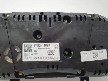 фото thumb №11, Audi a3 8v sportback 2016 2.0tdi 8v0920872p спідометр  манометр європа супер стан