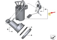 Bmw z4 roadster e89 модуль насоса пального i датчика з правої 16147363076 в Україні, фото thumb