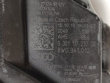 фото thumb №11, Лампа права фара праві перед повний led audi a4 b9 рестайлінг 2019- оригінал eu