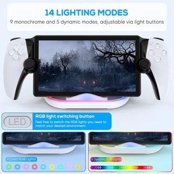 ЗАРЯДНАЯ СТАНЦИЯ RGB ДЛЯ ЗАРЯДКИ ДЛЯ ПРОЕКТА PS5 Q ПОРТАЛ PS 5