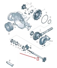 фото thumb №10, Audi q5 8r передня частина left фланцевий вал 0b4409355c oem