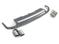 фото thumb №1, Диффузор do audi a4 b8 08-11 silver sport s style