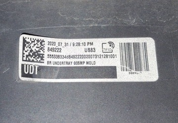 фото thumb №10, Bmw x5 g05 м-пакет накладка спойлер диффузор бампера зад 849222 оригинальный номер