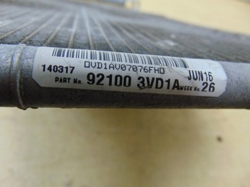 фото thumb №16, Радиаторов кондиционера nissan note 921003vd1a