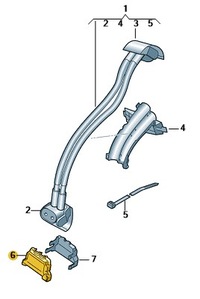 фото thumb №1, Защита 4j3971920 vw оригинальный номер