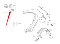 фото thumb №4, Кришка кришка багажника заливної пального mercedes a w176 nowa