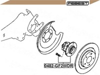 фото thumb №16, Ступица задняя mitsubishi asx ga0 2010.04-2013.01 eu