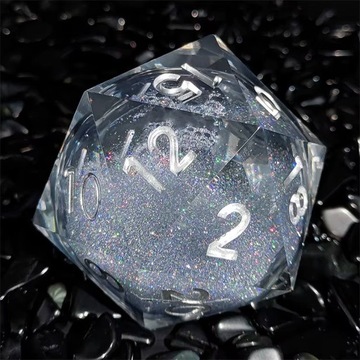 KOSTKA RPG GWIEZDNY WIR PŁYNNA KOŚĆ KOSTKA K20 3,5 CM