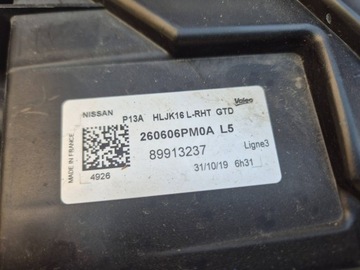 фото thumb №9, Пошкоджена лампа перед juke 2 ii f16 19- повний led лівий передня 260606pm0a