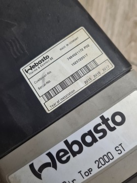 фото thumb №6, Вебасто dewasto air top 2000st renault midlum гамма d volvo евро 6