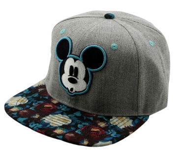 Бейсболка прямая молодежная MICKEY MOUSE Disney, с вышивкой 53-58см