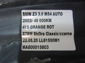 фото thumb №15, Bmw z3 e36 cabrio дах обшивка дах скло матеріал чорний 54348411531